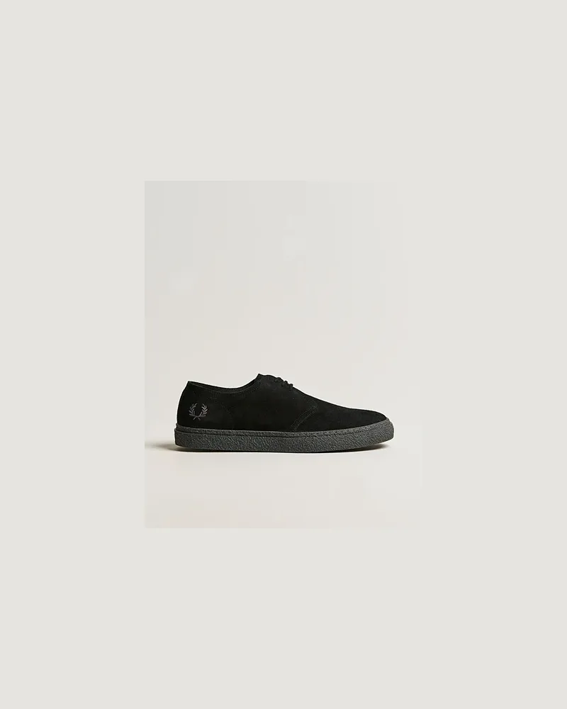 Fred Perry Linden Suede Derby Black Schwarz