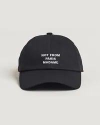 Drôle de Monsieur Slogan Baseball Cap Black Schwarz