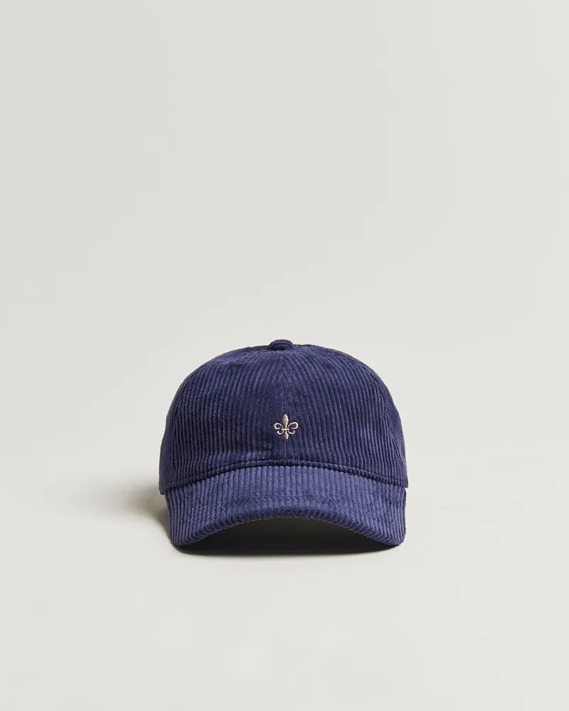 Morris Lily Corduroy Cap Blue Blau