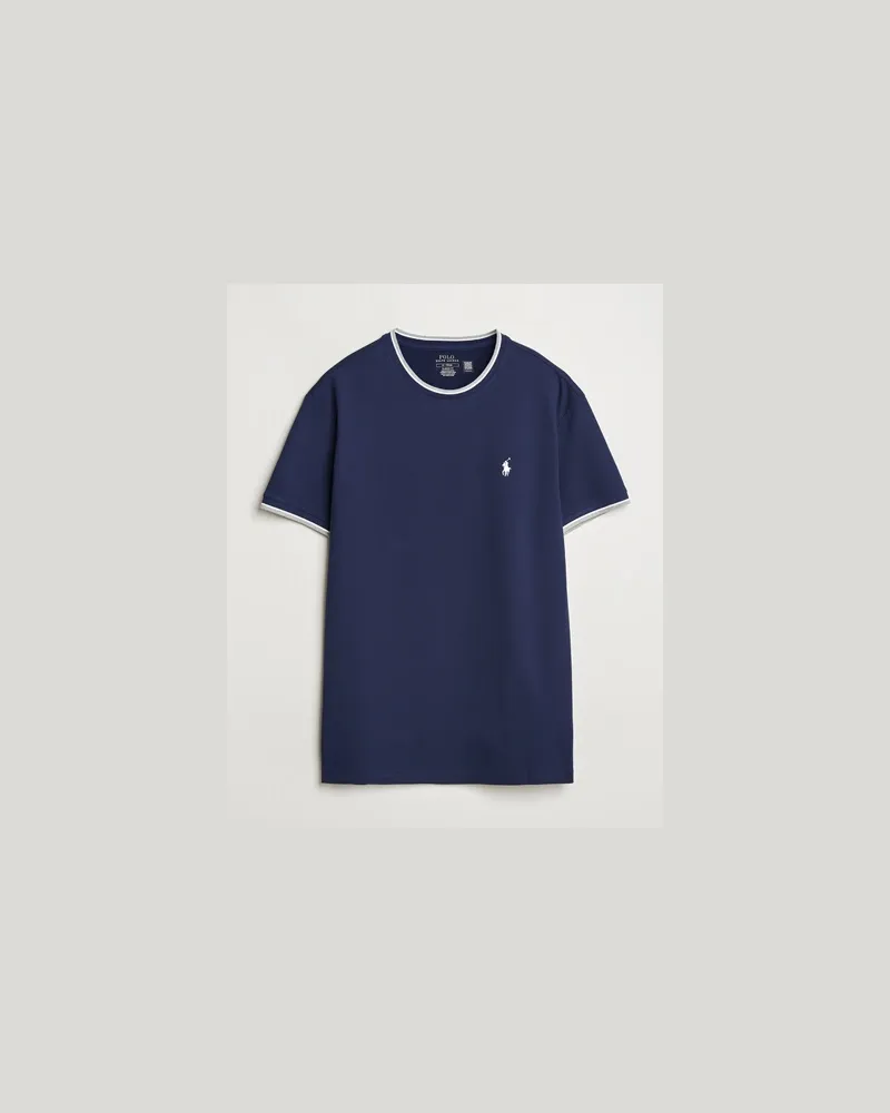 Ralph Lauren Mesh Polo Tee Newport Navy Blau