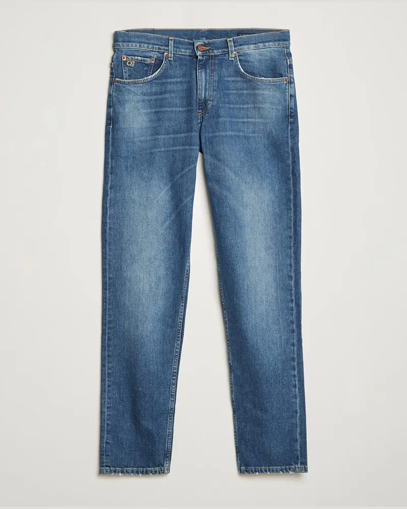 Oscar Jacobson Johan Cotton Stretch Jeans Vintage Wash Blau