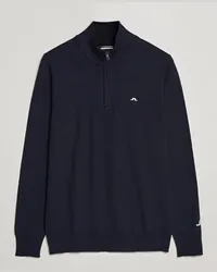 J.Lindeberg Kian Tour Merino Half Zip Navy Blau