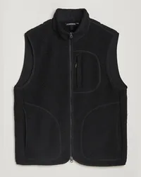 J.Lindeberg Duncan Woll Fleece Vest Black Schwarz