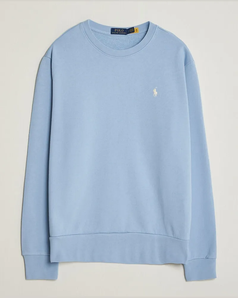 Ralph Lauren Loopback Terry Sweatshirt Chambray Blue Blau