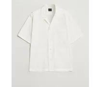 Hanks Reg Seersucker Shirt White