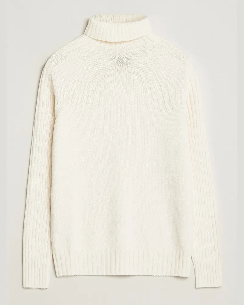 Gran Sasso Rainwool Rollneck White Weiß