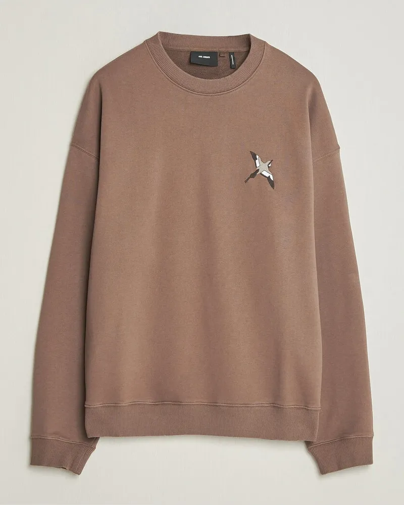 Axel Arigato Micro Bee Bird Sweatshirt Coffee Brown Braun