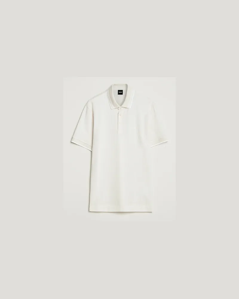 HUGO BOSS Prout Polo Open White Weiß