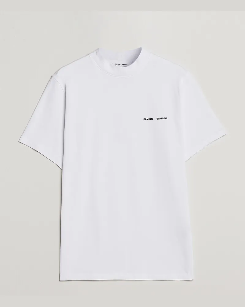 Samsøe & Samsøe Norsbro Organic Cotton Tee White Weiß