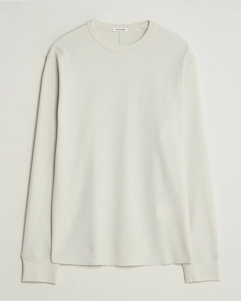 Sunflower Wool Waffle Long Sleeve T-Shirt Kit White Weiß