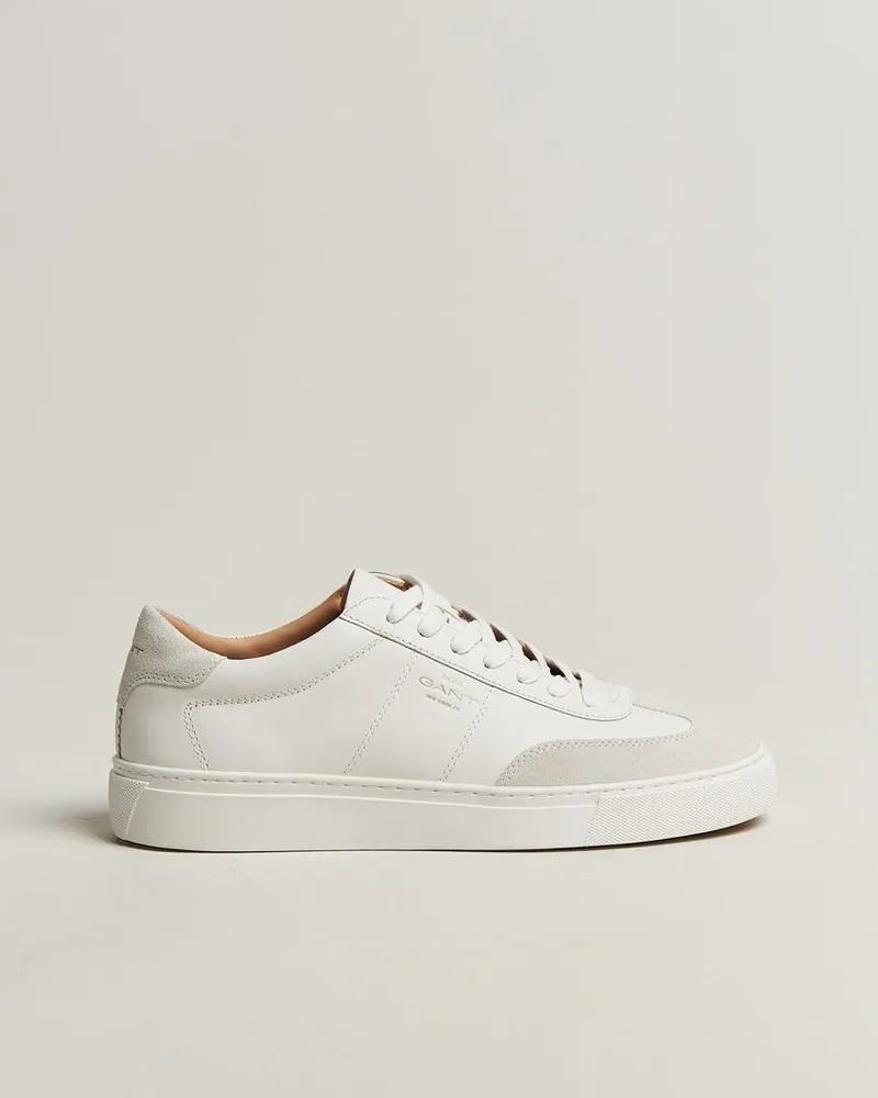 Gant Mc Julien Leather/Suede Sneaker White Weiß
