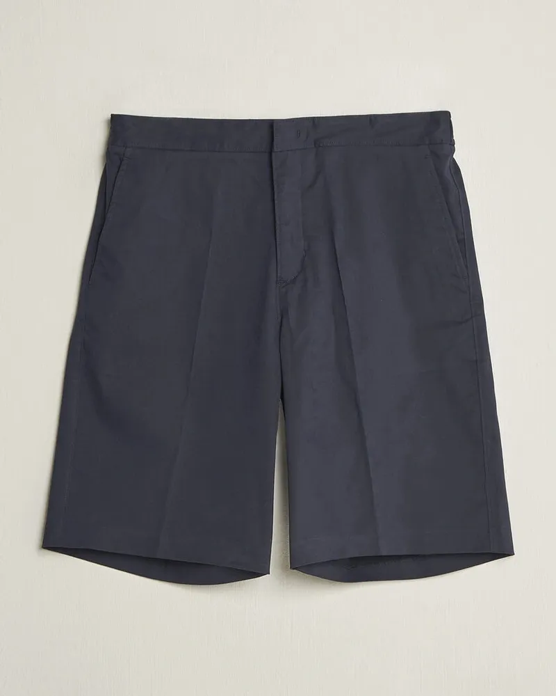 Orlebar Brown Laurent Cotton Shorts Night Iris Blau