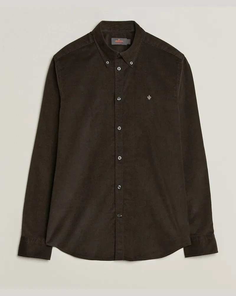 Morris Douglas Cord Shirt Brown Braun