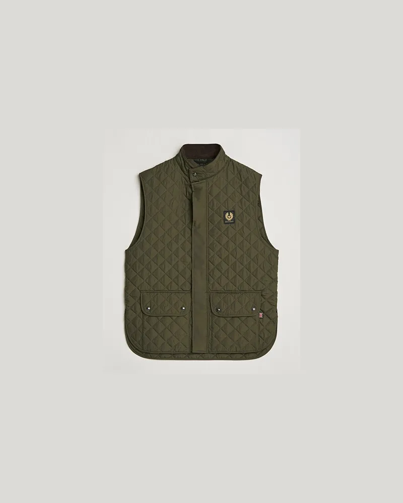 Belstaff Icon Gilet Faded Olive Grün