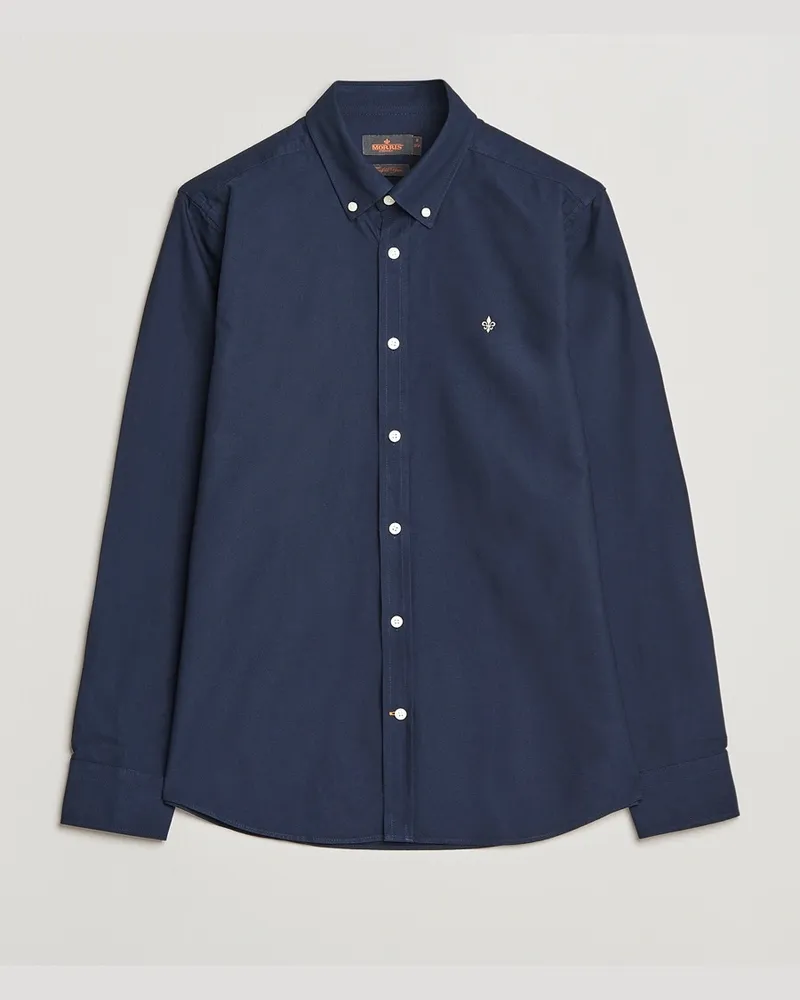 Morris Douglas Oxford Shirt Navy Blau
