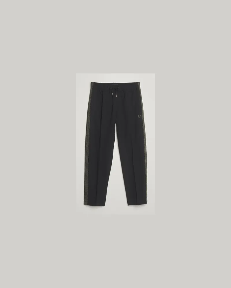 Fred Perry Tennis Track Pants Black Schwarz