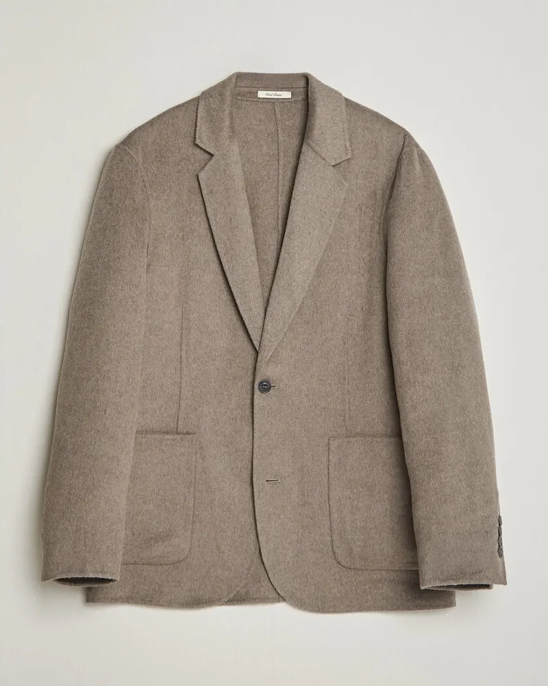 Gant Handstitched Unlined Blazer Mist Taupe Beige