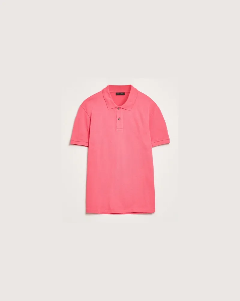 Oscar Jacobson Alex Cotton Polo Cinfandel Red Rosa