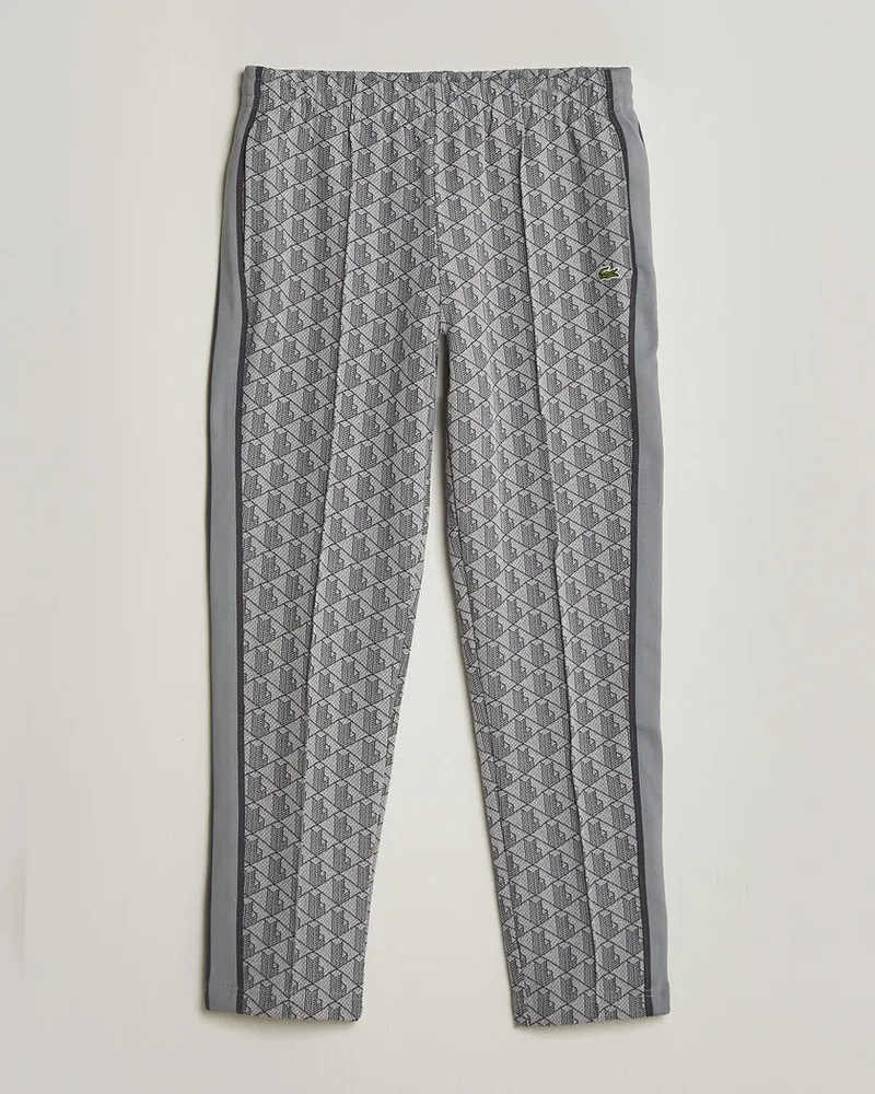 Lacoste Monogram Track Pants Calluna/Graphite Grau