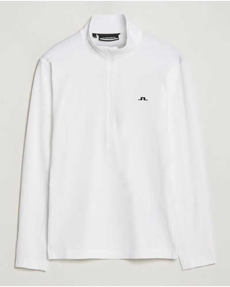 J.Lindeberg Luke Jersey Half Zip White Weiß