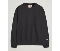 Reverse Weave Soft Fleece Sweatshirt Black Beauty