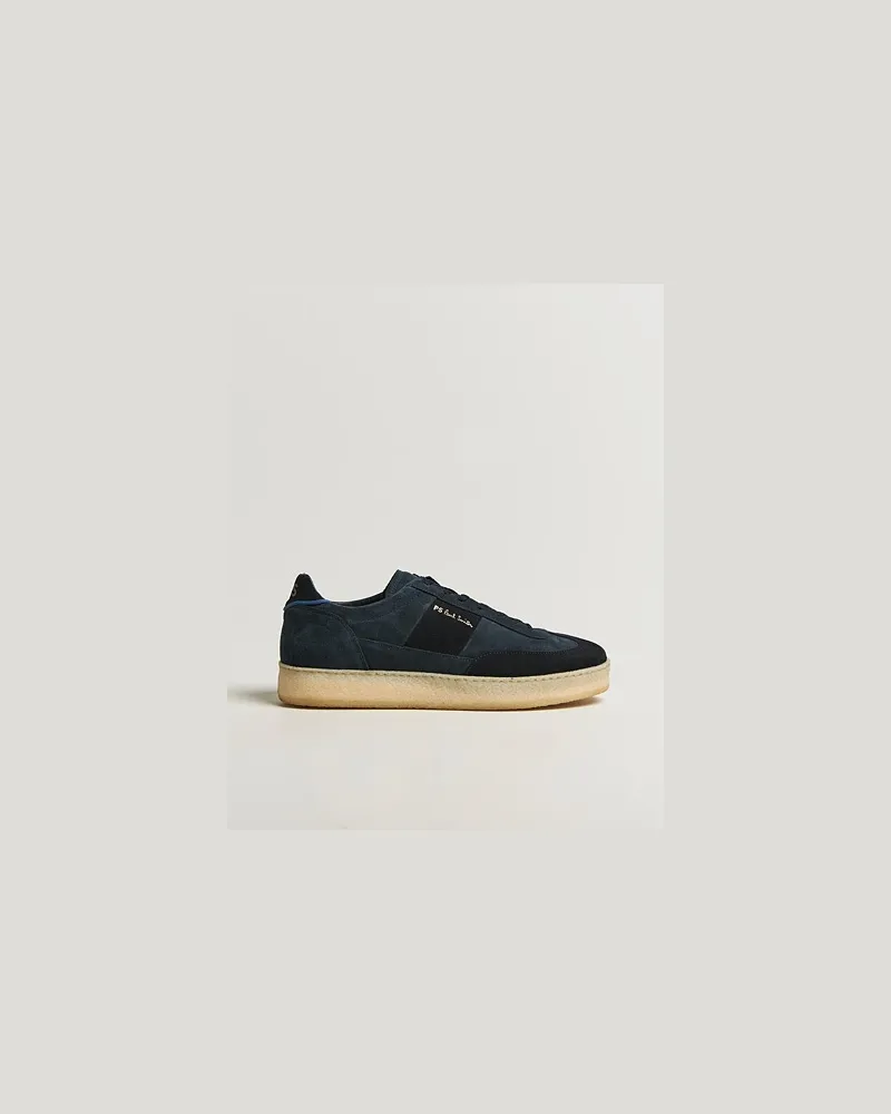 Paul Smith Dover Suede Crepe Sole Sneaker Navy Blau