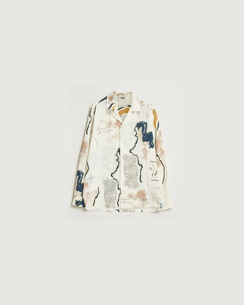 OAS Brillo Viscose Shirt Beige Beige