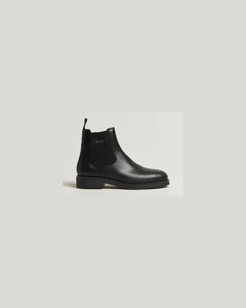 Gant Prepdale Leather Chelsea Boot Black Schwarz