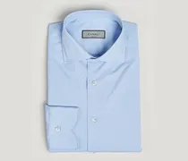 Slim Fit Cotton/Stretch Shirt Light Blue