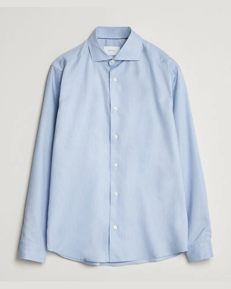 Eton Casual Fit Signature Oxford Shirt Light Blue Blau