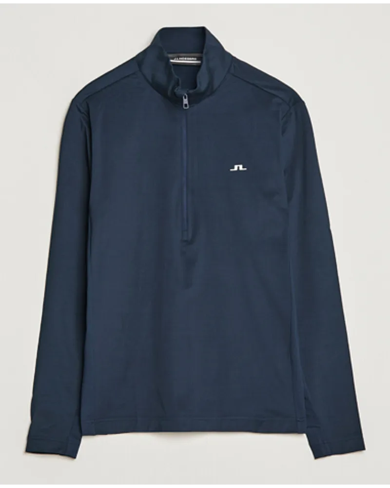 J.Lindeberg Luke Jersey Half Zip Navy Blau