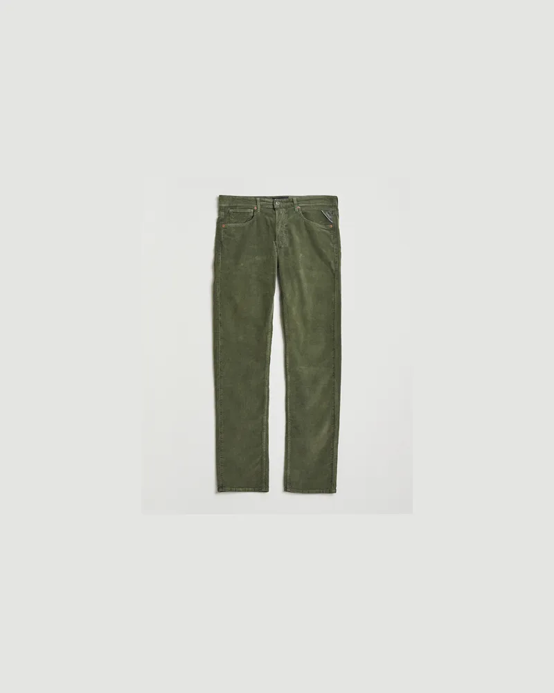 Replay Grover Corduroy 5-Pocket Pants Dark Green Grün