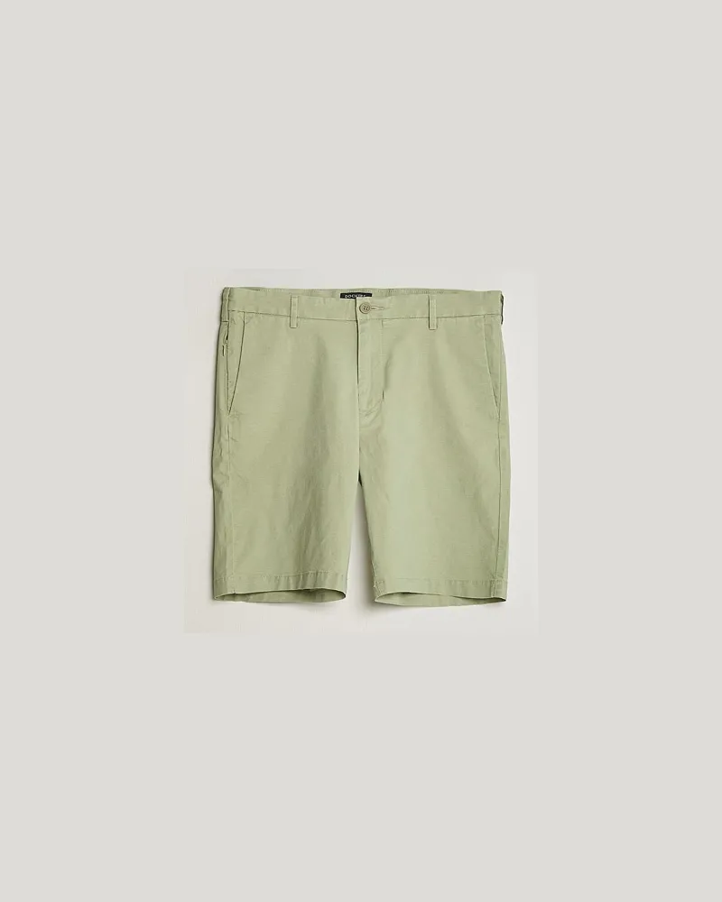 Dockers Slim Cotton/Linen Shorts Tea Grün
