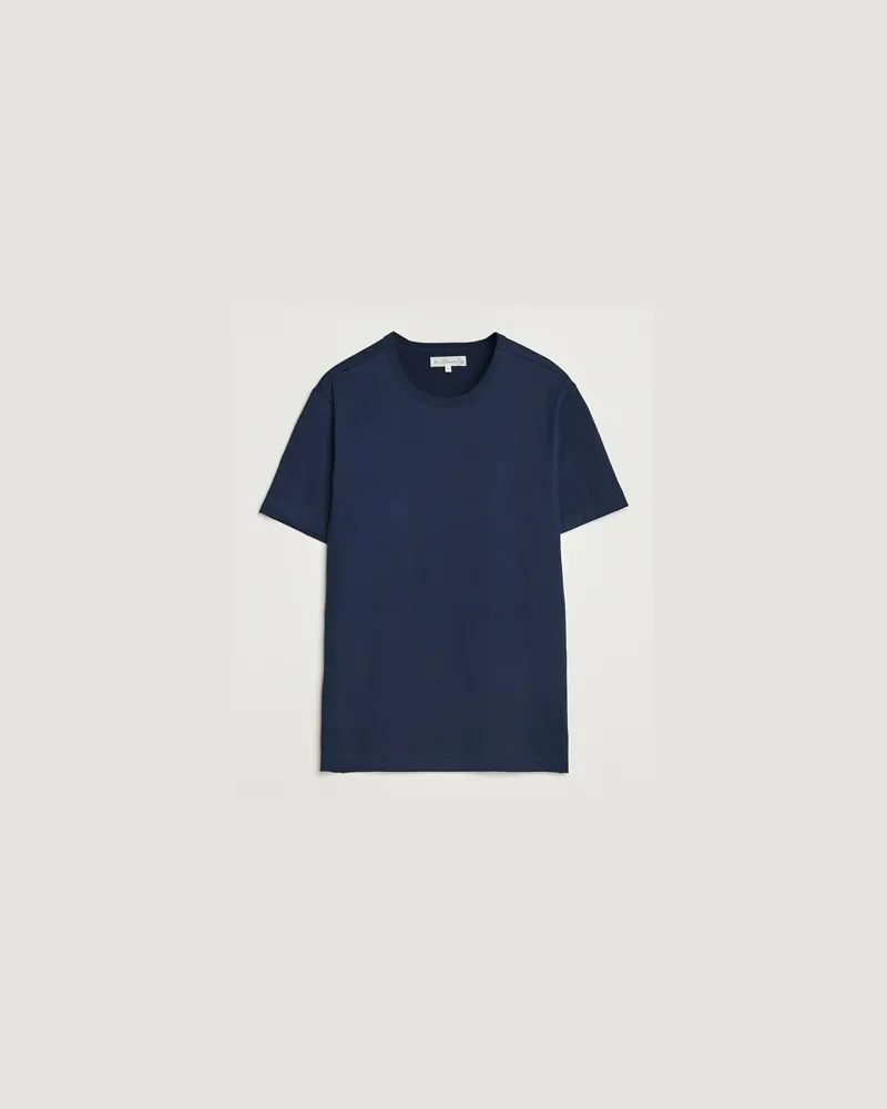 Merz b. Schwanen Classic Fit Sturdy T-Shirt Ink Blue Blau