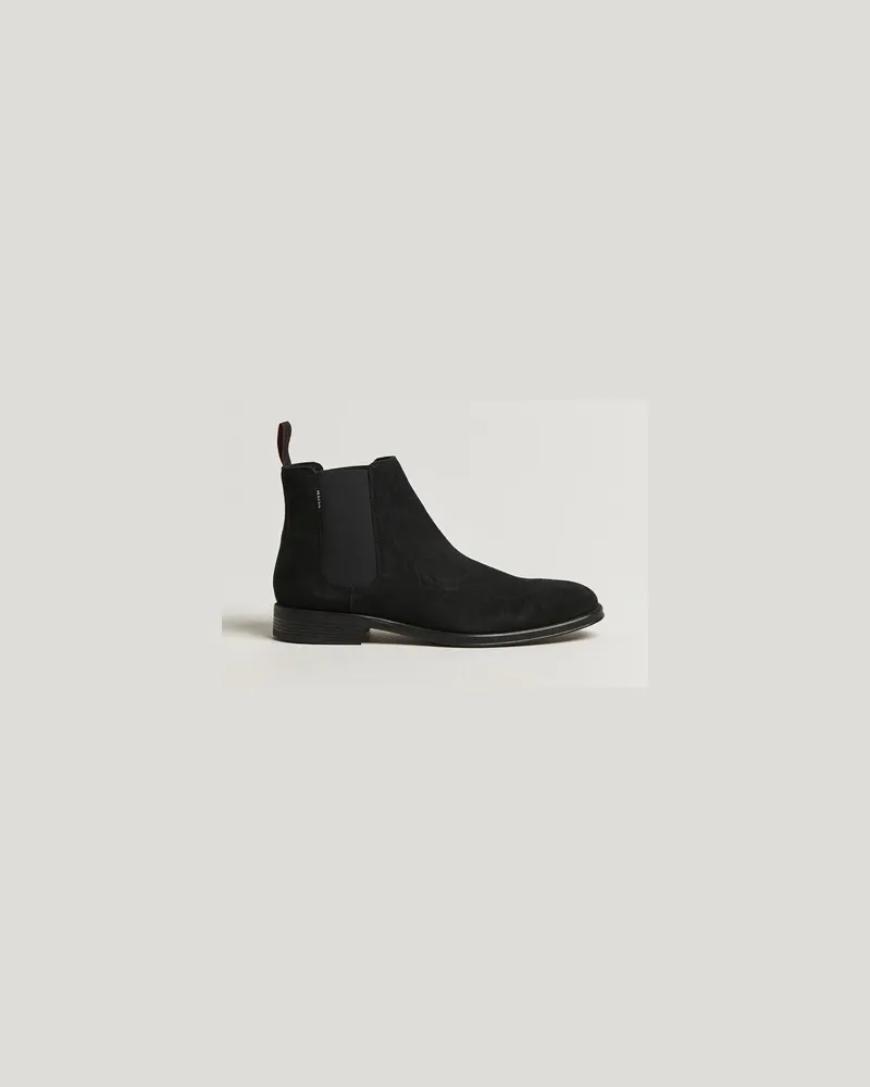 Paul Smith Augustus Suede Chelsea Boot Black Schwarz