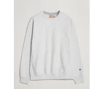 Reverse Weave Soft Fleece Sweatshirt Grey Melange