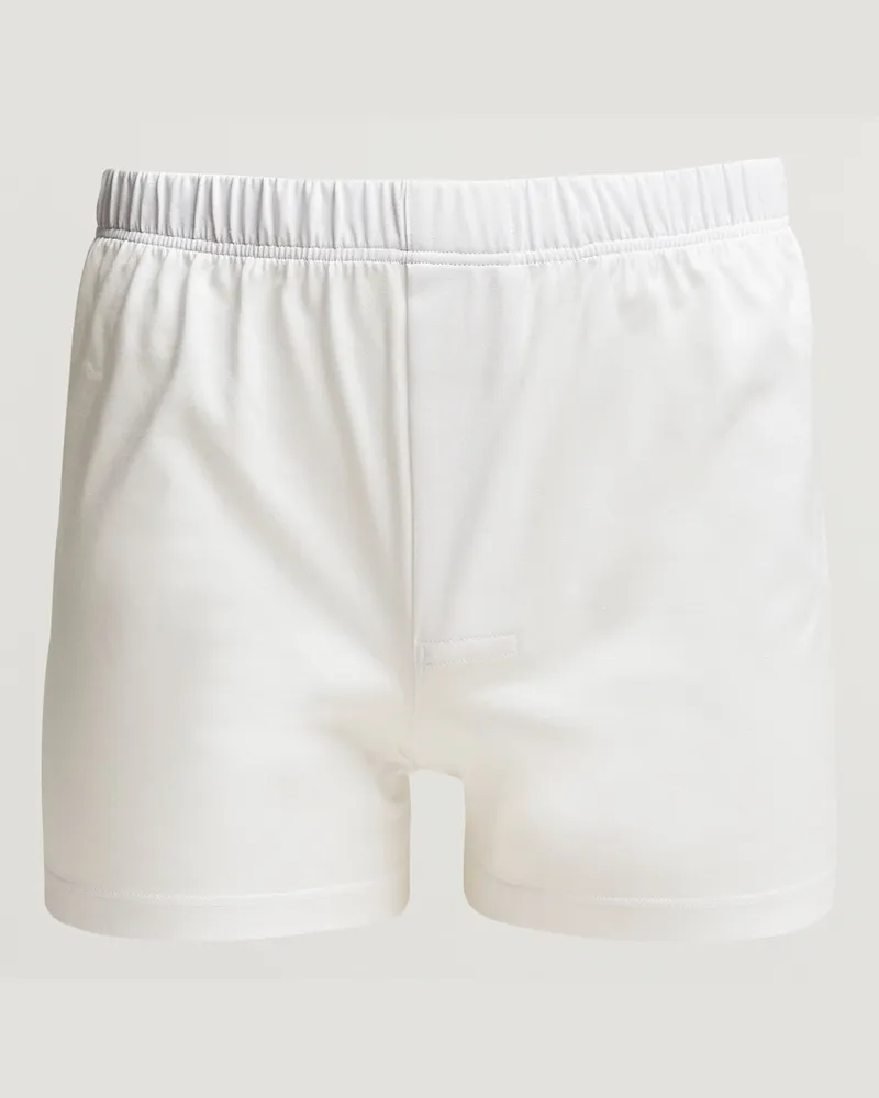 Bresciani Cotton Boxer Brief White Weiß