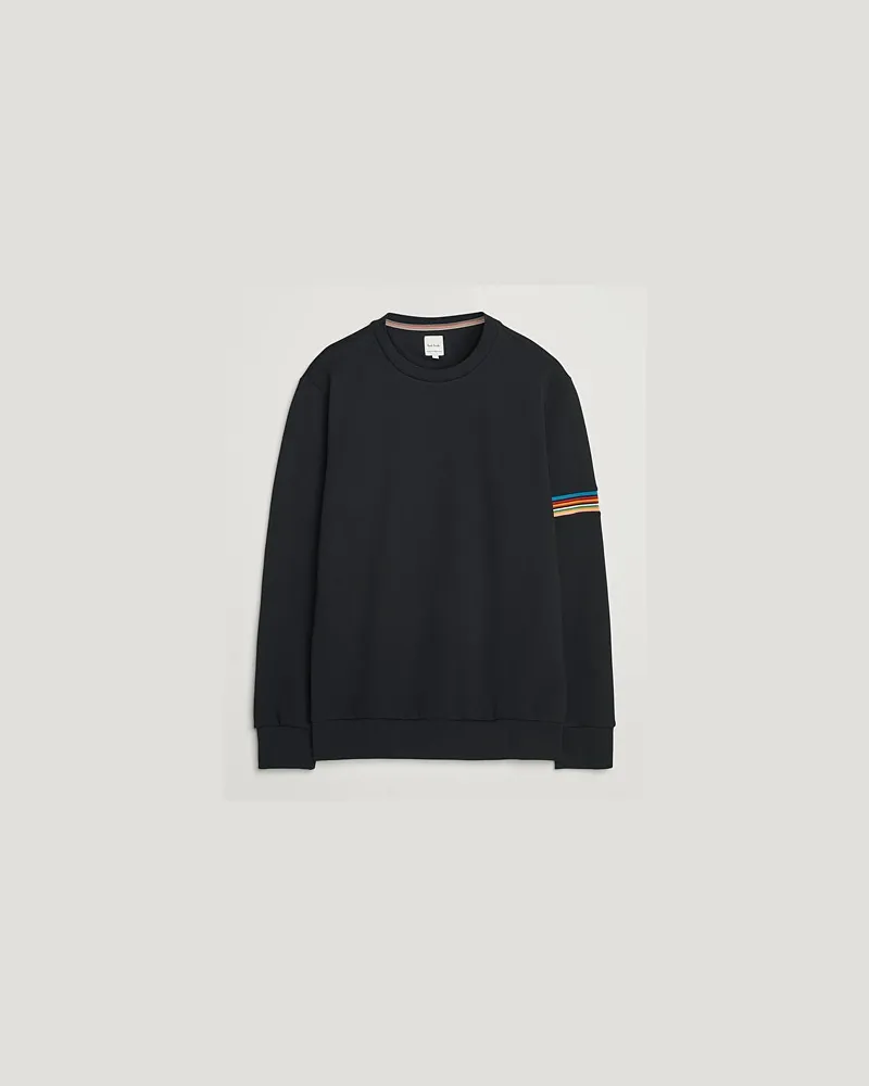 Paul Smith Striped Arm Sweatshirt Black Schwarz