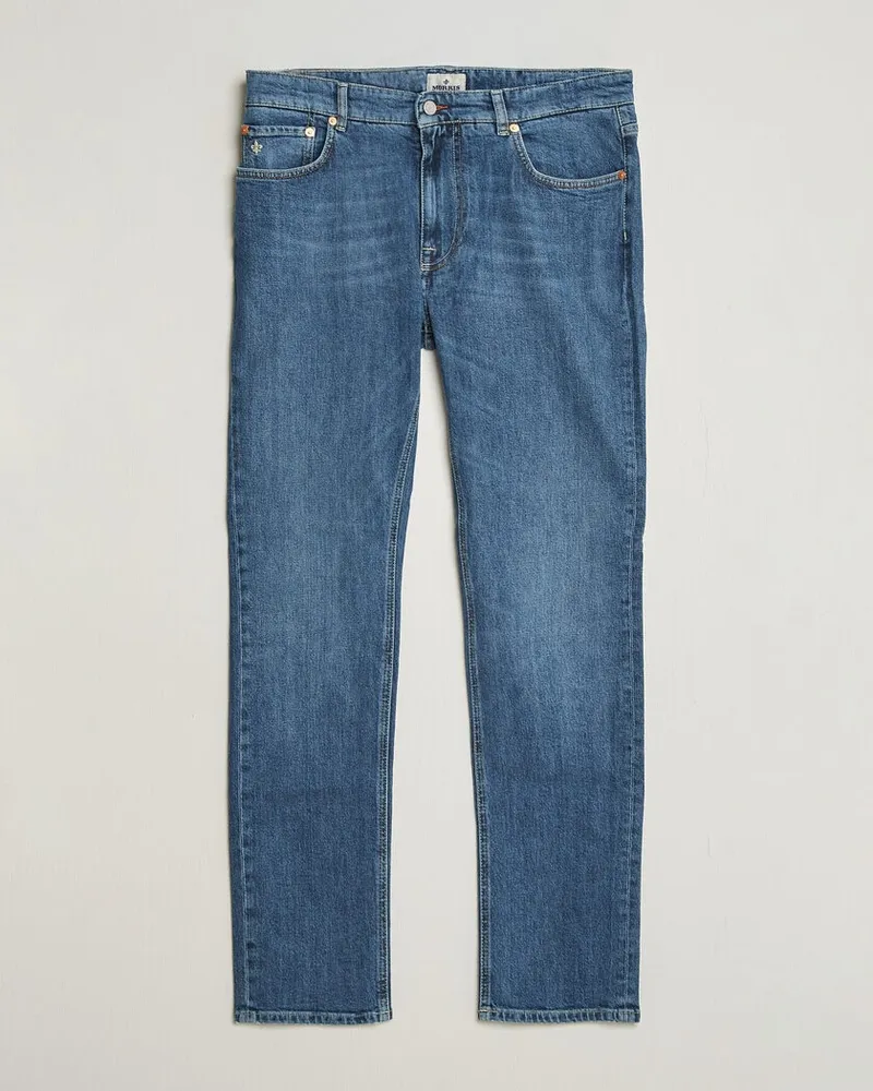 Morris Steve Stretch Jeans One Year Wash Blau