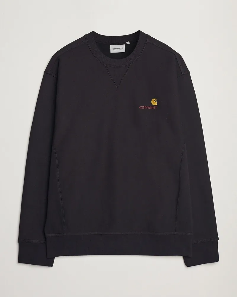 Carhartt WIP American Script Sweatshirt Black Schwarz