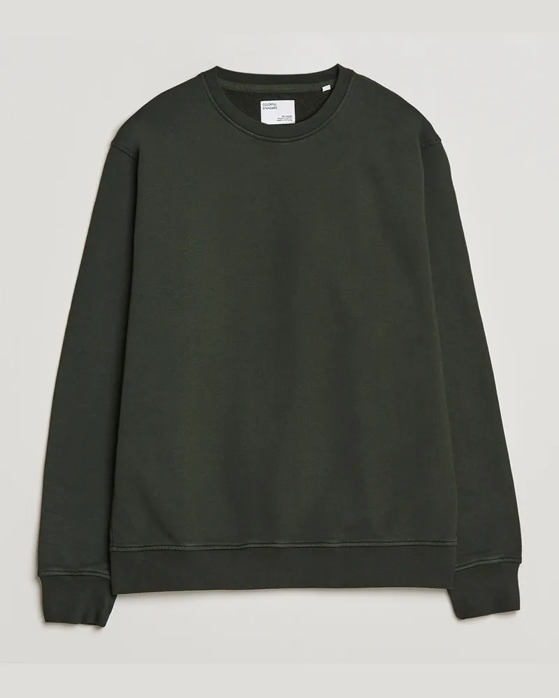 COLORFUL STANDARD Classic Organic Crew Neck Sweat Hunter Green Grün