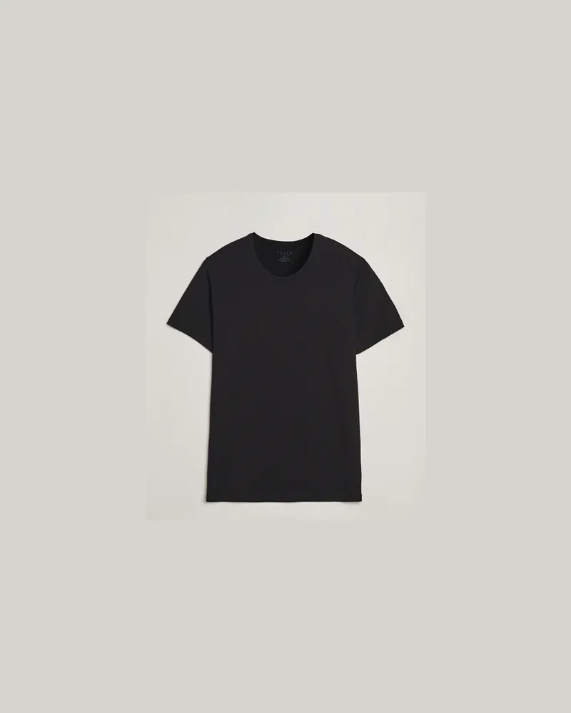 Falke Clima Wool Crew Neck T-Shirt Black Schwarz