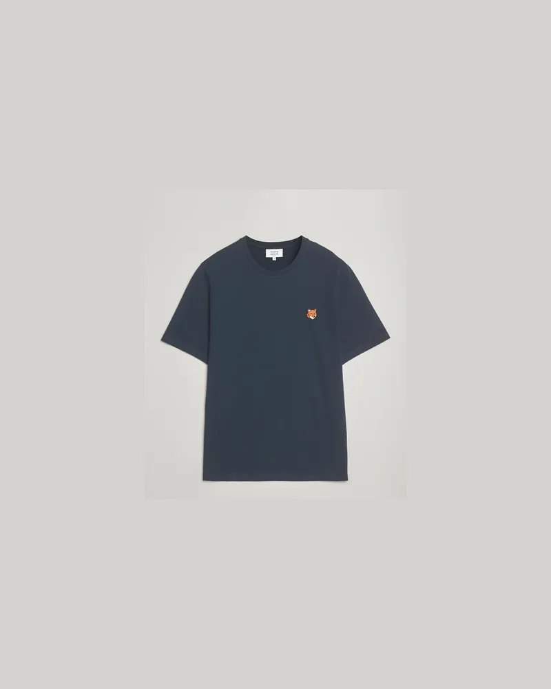 Kitsuné Fox Head T-Shirt Classic Navy Blau