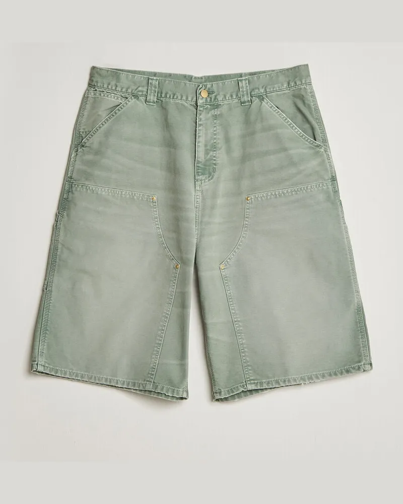 Carhartt WIP OG Dearborn Canvas Double Knee Shorts Shady Green Grün