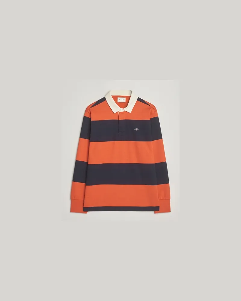 Gant Striped Heavy Rugger Evening Blue Mehrfarbig