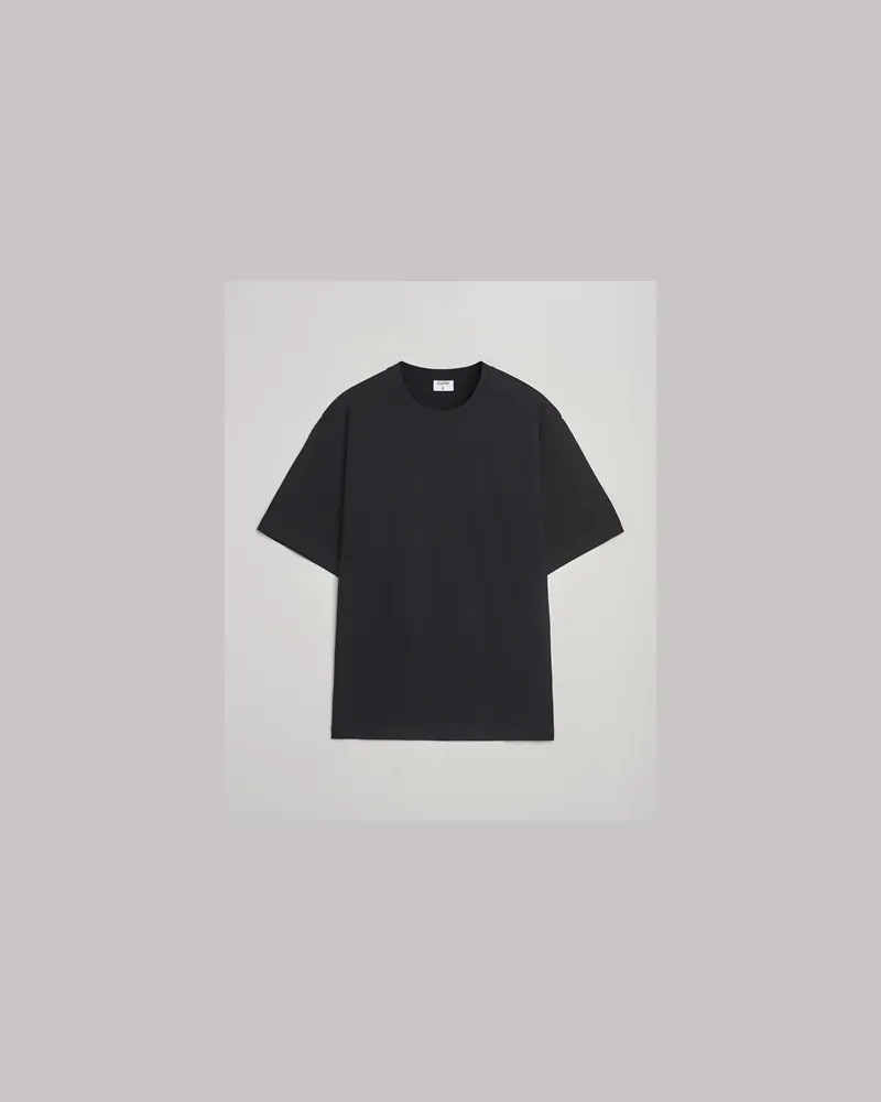 Filippa K Heavy Cotton Crew Neck T-Shirt Black Schwarz