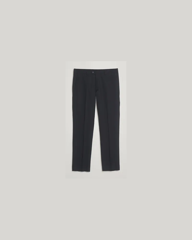 Oscar Jacobson Dandy Wool Trousers Navy Blau