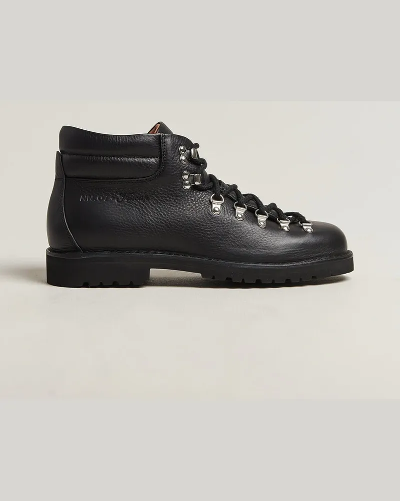 NN 07 Fracap M127 Grained Leather Boot Black Schwarz