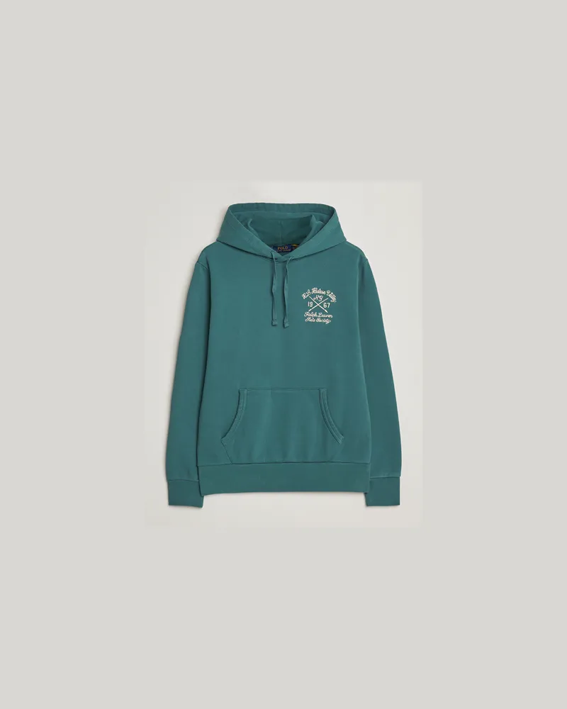 Ralph Lauren Printed Hoodie Charter Green Grün
