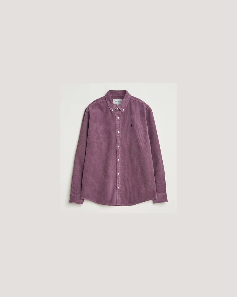 Carhartt WIP Madison Cord Shirt Phlox Lila